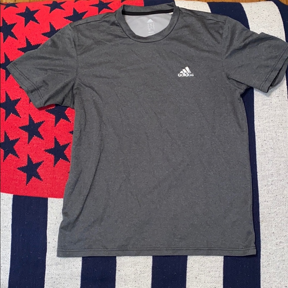 adidas medium climalite 100% polyester tee